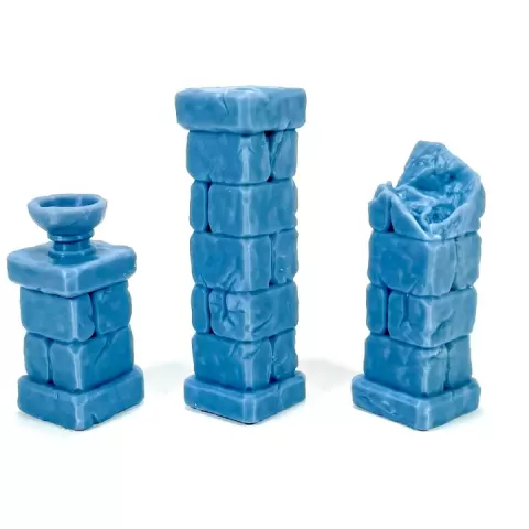 Stone Pillar Set | Tabletop Scatter by Custom Miniature Maker