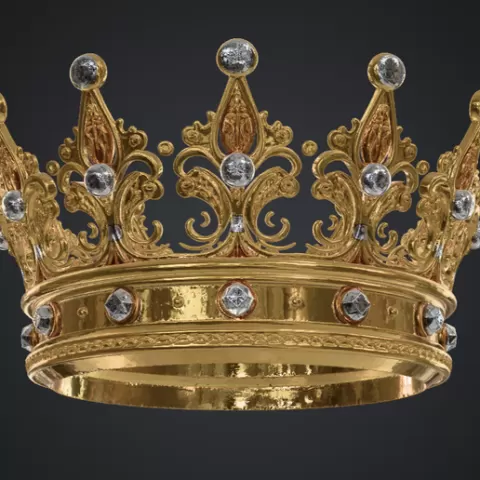 Royal Gold Crown Accessory