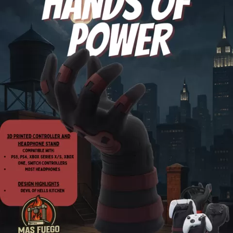 Daredevil Born Again Stand - Hands of Power - Mas Fuego 3D Productions