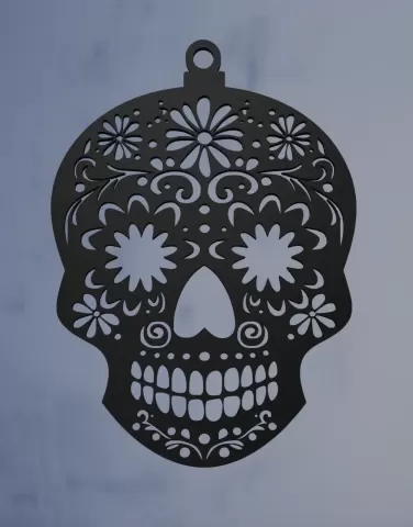 Skull Ornament - Ri0m0