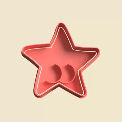 estrella culona conicet cortante estampa modelo 3d - archivo stl