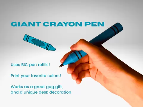 Giant Crayon-Pen