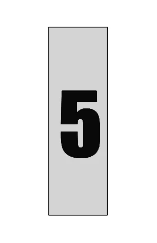 Keychain Car Plate Number 5