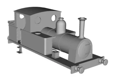 Selsey Tramway/West Sussex Railway 2-4-2T Selsey loco final condition 1/87 scale