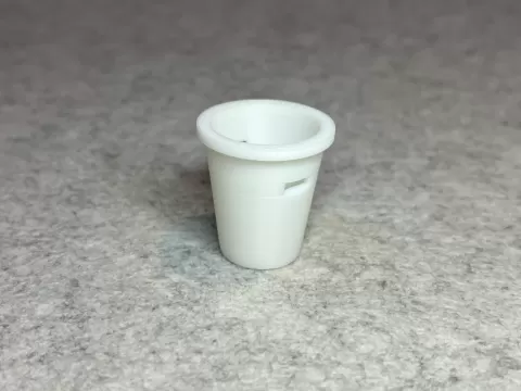 Dollhouse laundry basket miniature house