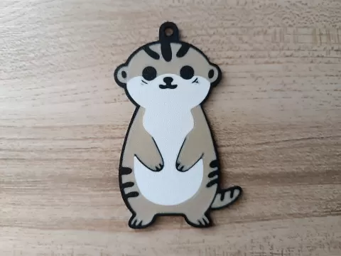 Cute Meerkat Keychain
