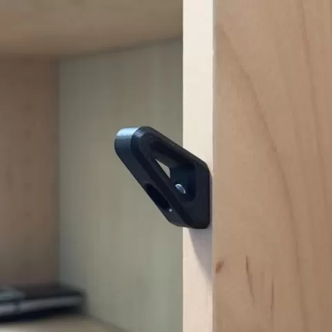 Wall Hook with Hidden Screw