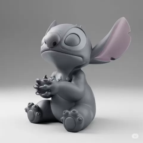 Sitting Stitch Style Figurine