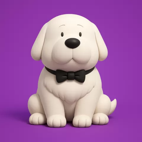 Bondo Forger 🐾 Spy x Family 3D Print Model - Cute Anime Dog Desk Buddy