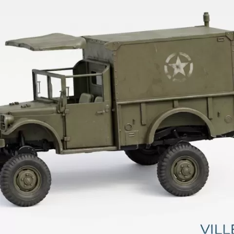 M37 Cargo Truck - Vietnam War Era - STL Detailed parts