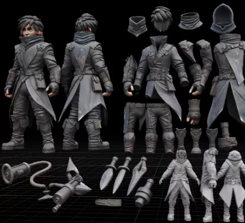 Stylized Stealth Character