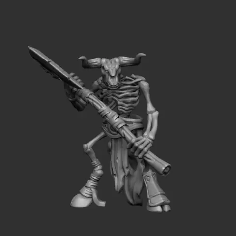D&D Skeleton Minotaur