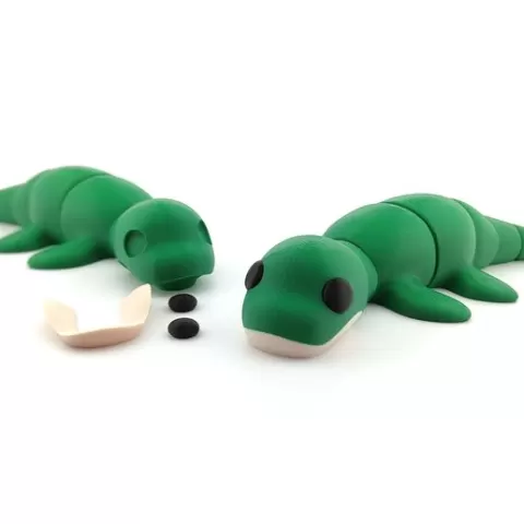Articulating Loch Ness Monster - Multicolor and Split Color