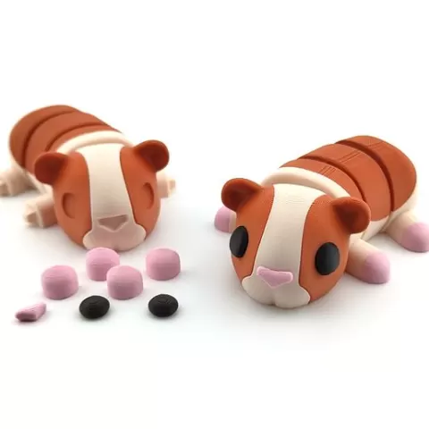Articulating Guinea Pig V2 - Multicolor and Split Color
