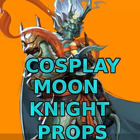 Cosplay Moon Knight, Marc Spector Steven Grant, JAke Lockley Lunar General Costume Marvel Rivals Full armor and weapons Cosplay Kit , kitbash all in one