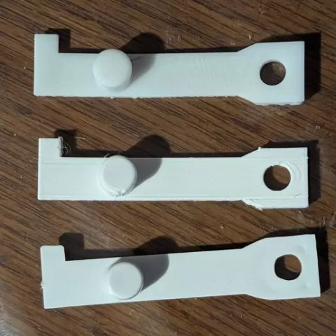 Replacement trigger for a hotel hairdryer
