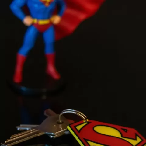 SUPERMAN KEYCHAIN