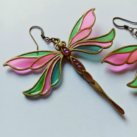 Dragonfly earring.stl