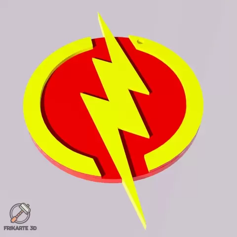 Flash Logo Keychain