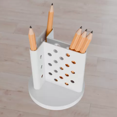 T Letter Pen Holder