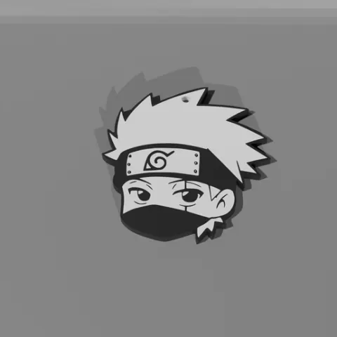 Kakashi Naruto Cute - Keychain_Multicolor