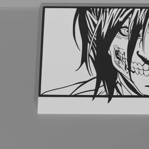 Attack On Titan Eren - Keychain_Multicolor