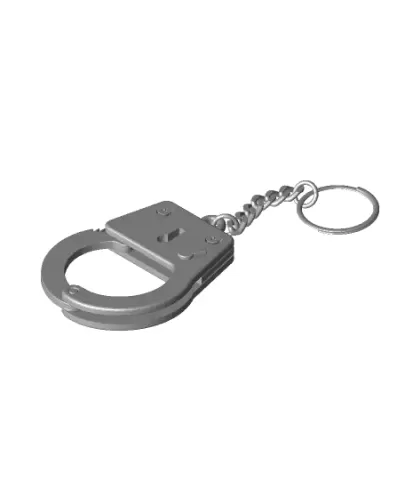 Handcuffs - Key Ring.stl