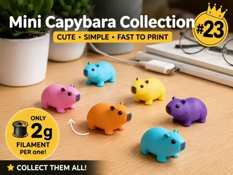 Mini Capybara Fidget - Micro Zoo