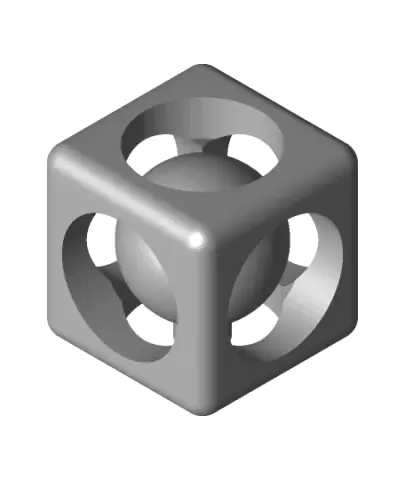Cube + Sphere inside.stl