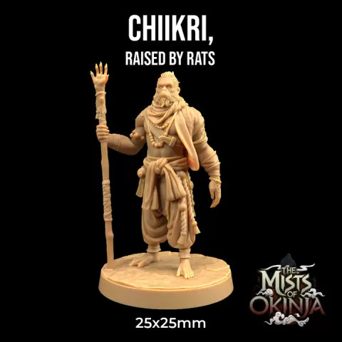 Chiikri, Raised By Rats | PRESUPPORTED | Mists of Okinja by The Dragon Trappers Lodge