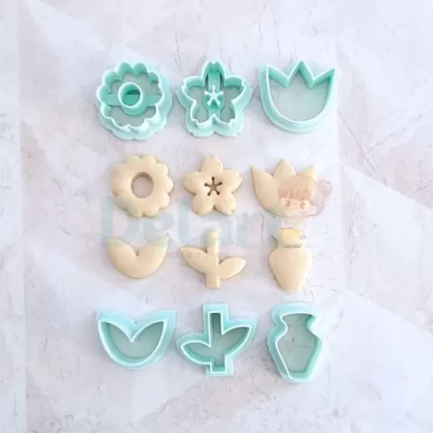 FLOWER COOKIE CUTTER SET