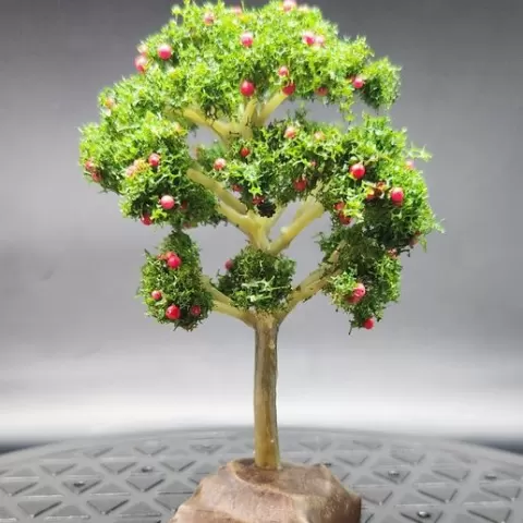 Tree Base for Hobby Trees - Removable Bases - No Glue Required