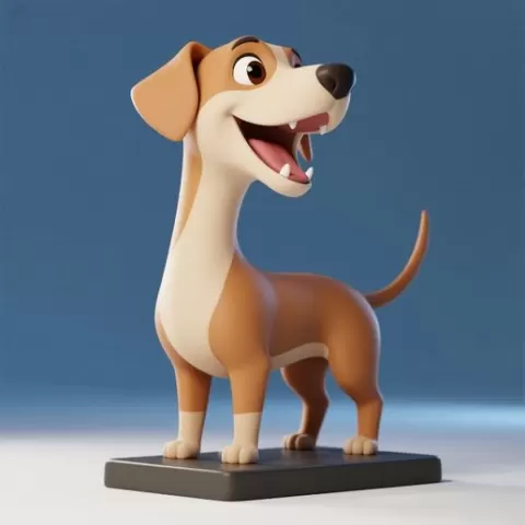1084 Colorful Laughing Galgo Dog on Base, pug, dachshund, poodle, cat, dog, monkey, elephant, beagle, bear, lion, fox, bull terrier, pomeranian, galgo, wolf, doberman pinscher, newfoundland, crocodile