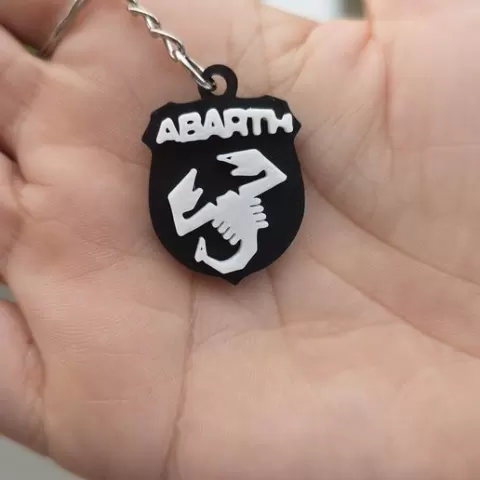 Abarth Minimal Keychain