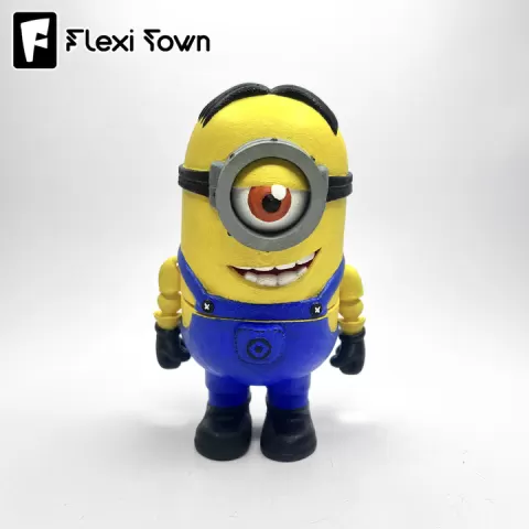 Flexi Stuart the Minion, Minions Collection, Articulated fidget figure, 3mf included by Flexi Town