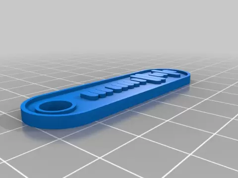 Morse Code Keychain