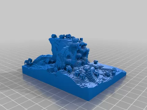 Minecraft Hill Vilage