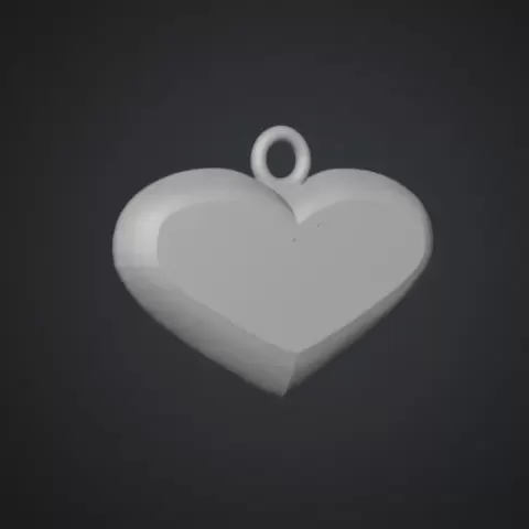 heart shaped keychain - deadpepe