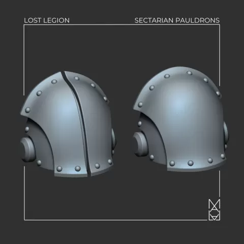 Sectarian Pauldrons (Pre-supported) by Malal3D