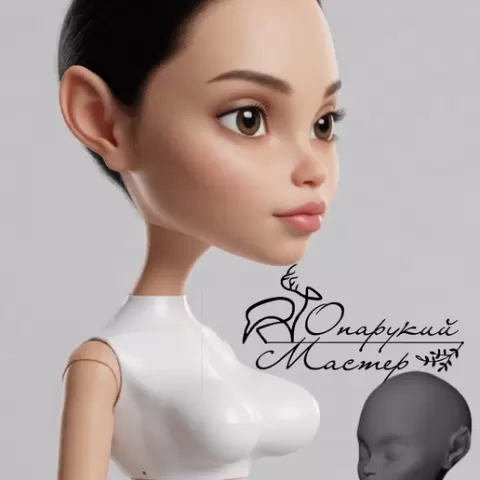 Breasts for Monster High G1 doll