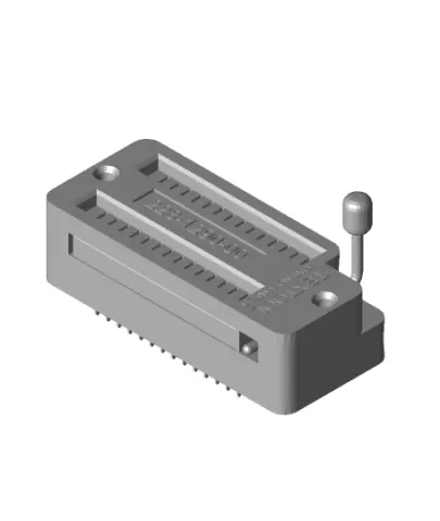 Textool ZIF 28 DIP sockets.stl
