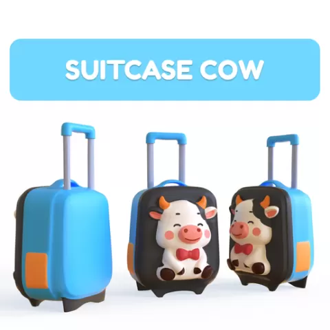 Suitcase Cow