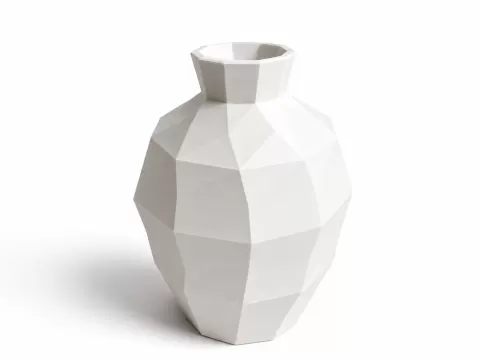 Sora Facet Vase – Geometrisches Design