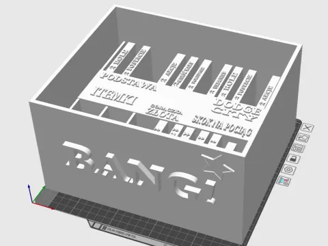 Bang Game - box for base game and addons PL