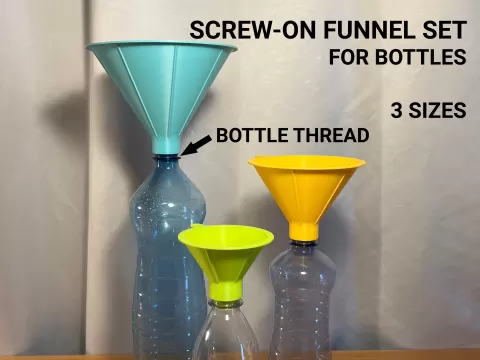 Screw-On Funnel Set for Bottles