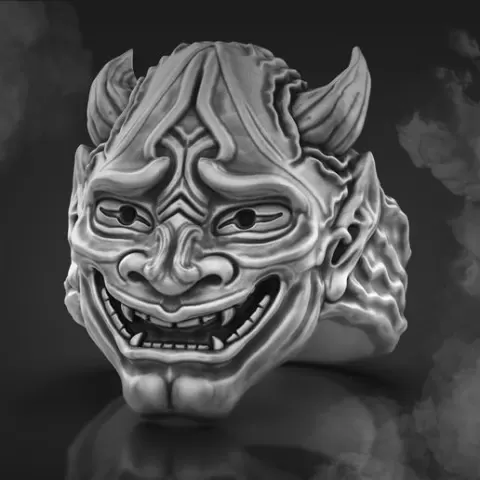 Ring samurai mask