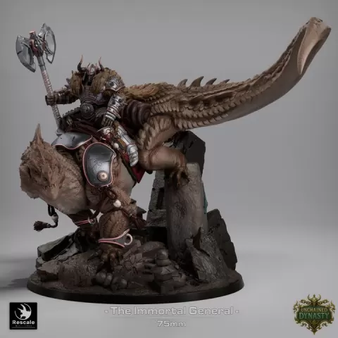 Immortal General & Lizard by Rescale Miniatures