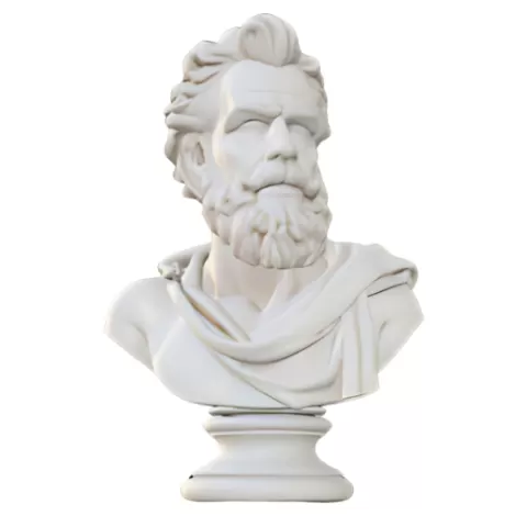 Philosopher's Gaze Bust