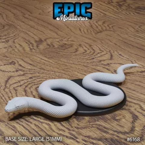 Boa Constrictor Crawling / Tropical Snake / Jungle Serpent Beast / Swamp Reptile Creature / Marshland Animal / Forest Wetland Encounter by Epic-Miniatures