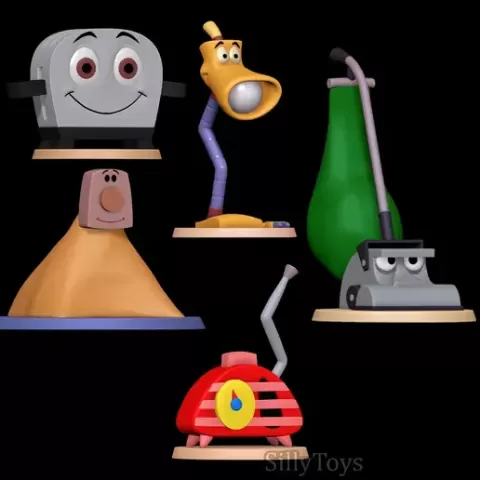 Toaster, blanky, lampy, Kirby and Radio - SillyToys ✅